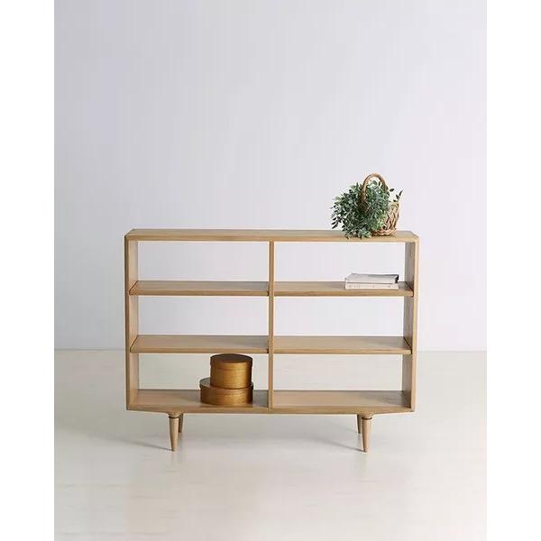 オープンシェルフ ナラ材 送料無料 ナチュラル シンプル 家具 リビング