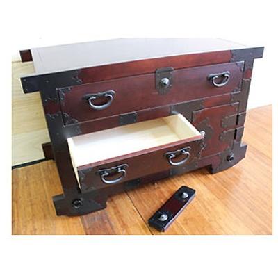 箪笥 和箪笥 車箪笥 和風チェスト からくり車タンス 民芸風チェスト 桐