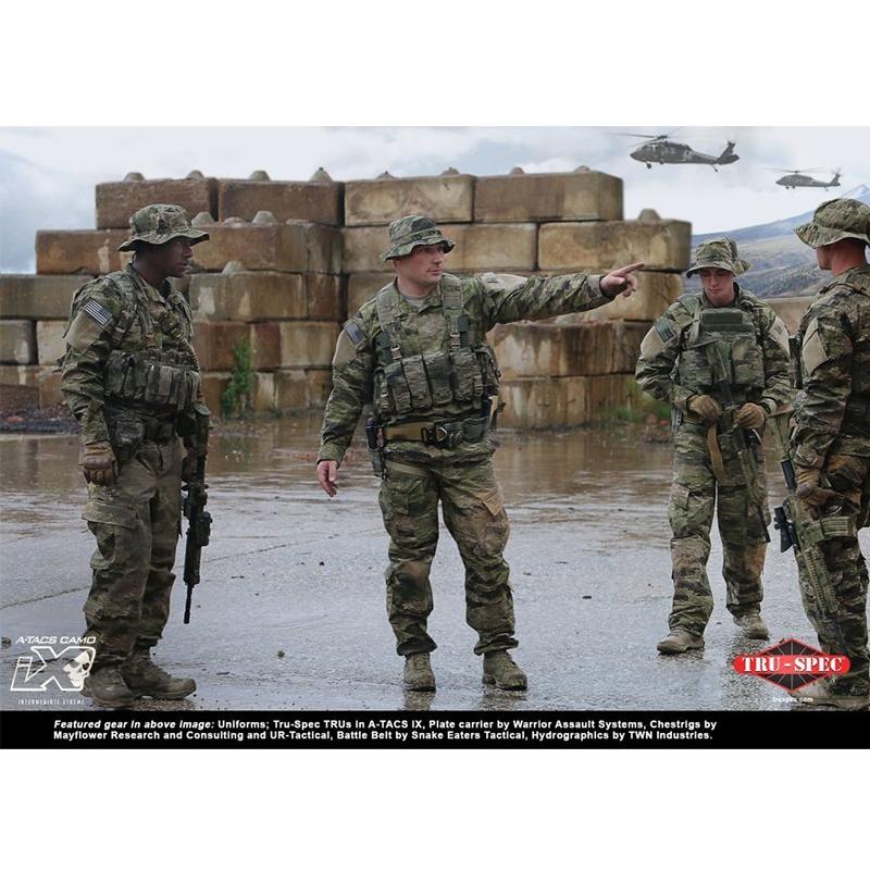 TRU-SPEC（トゥルースペック） 1/4 ZIP COMBAT シャツ A-TACS iX [2503