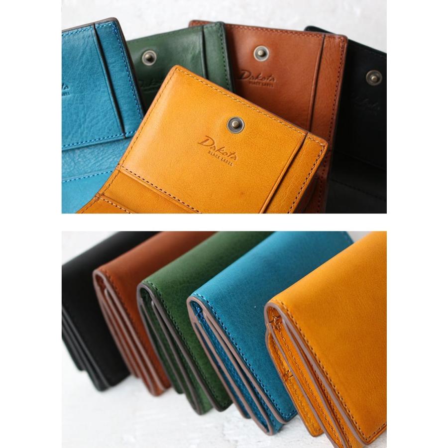 Dakota（ダコタ） 最大P46％ 限定ギフト付 ブラックレーベル 三つ折り