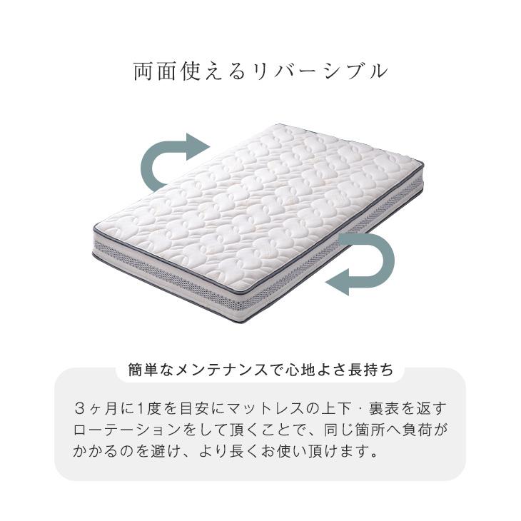 タンスのゲン マットレス クイーン ポケットコイル 厚め 20cm 高密度