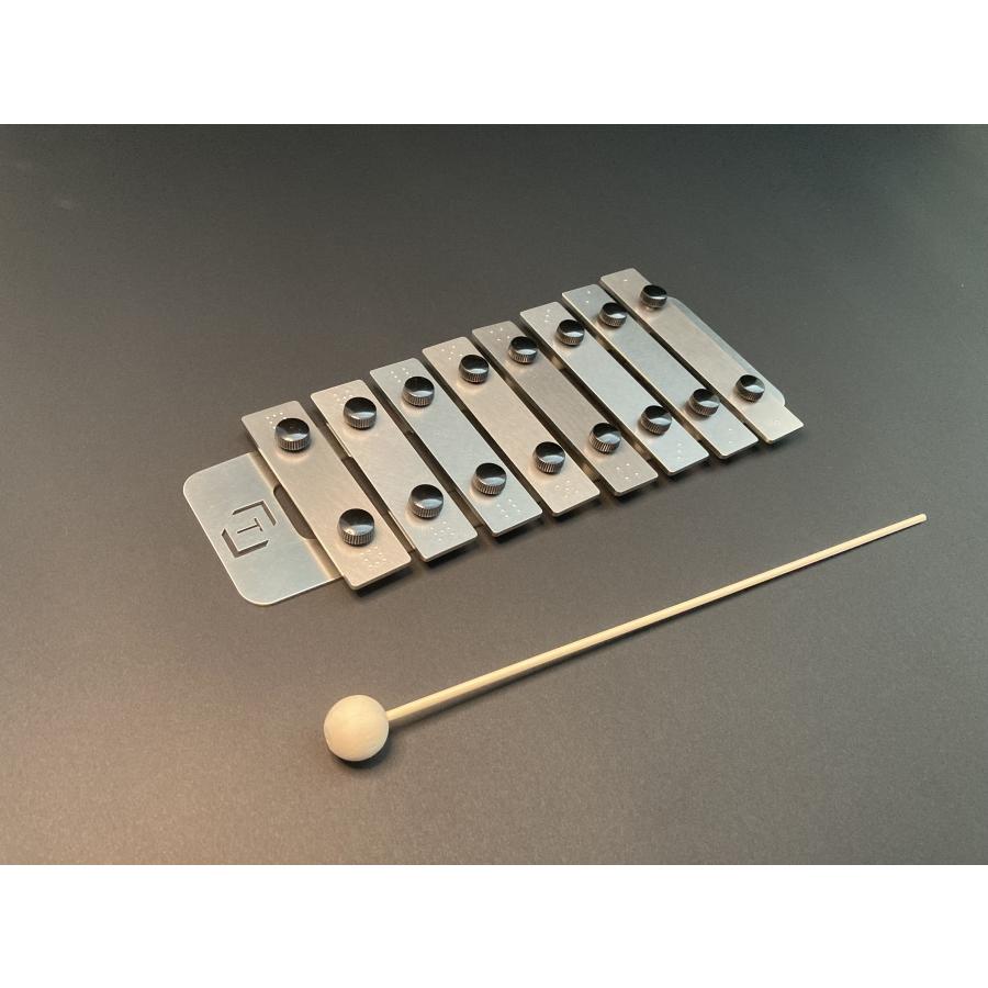 キキカネ-八- 金属楽器 知育玩具 ステンレス 鉄琴 木琴 打楽器 組立て