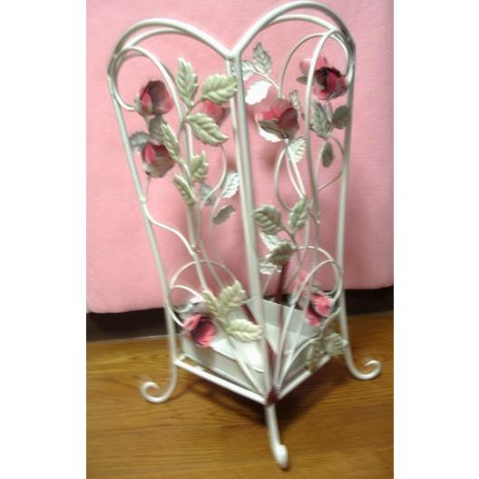 薔薇(バラ)の傘たて(アイアン)・アンティーク調 〜〜新生活 : ティー