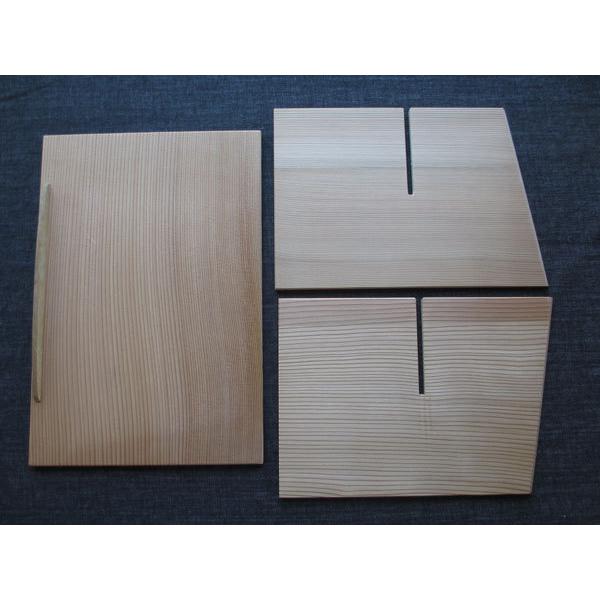 邦楽用 組み立て式 座奏用見台(譜面台) X型 杉製 日本製 : TPmusic