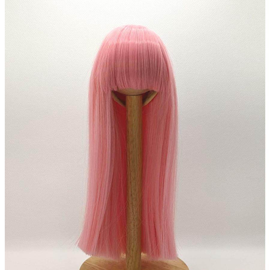 ドールウィッグ 8-9インチ ロング ピンク LW-30002 : 造形ラボ Yahoo