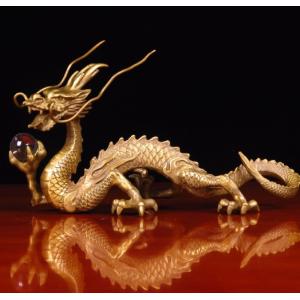 バカラ（Baccarat） 置物 ドラゴン 龍 クリスタル フィギュリン