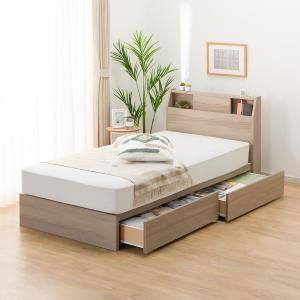 ニトリ（NITORI） シングル収納付きベッドフレーム(N-ジオ C-LU たて