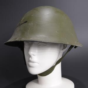 フランス軍放出品 M1951 スチールヘルメット 前期型 二層構造 [ 並下品