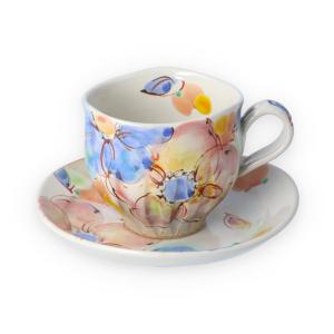 九谷焼 カップ＆ソーサー 山帰来 / 平野由佳 和食器 コーヒーカップ