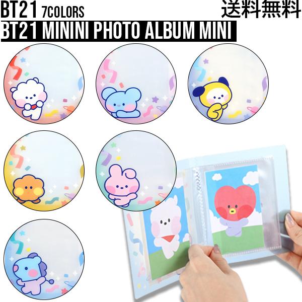 BT21 minini Photo Album Mini【公式】フォトアルバム 写真入れ 写真