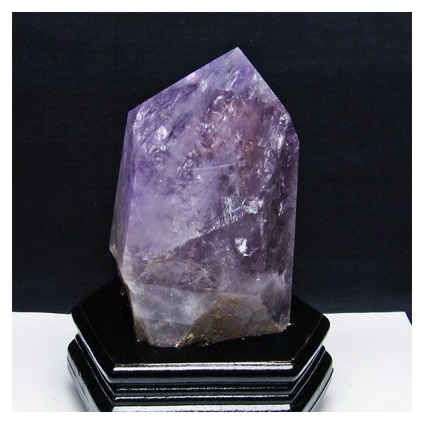 1.2Kg 虹入り アメジストファントム 六角柱 t573-5315 : 誠安天然石