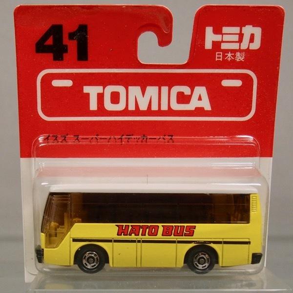 トミカ 日本製 41-4 いすゞ スーパーハイデッカーバス（ブリスター未
