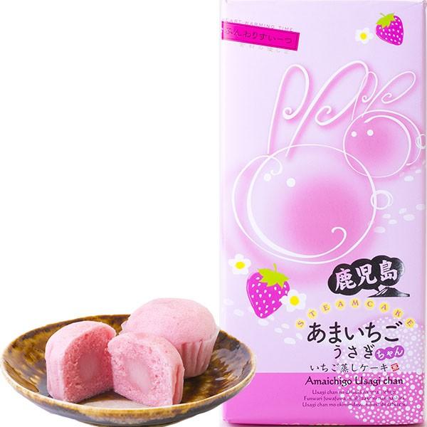 あまいちごうさぎちゃん いちご蒸しケーキ 10個入り : 鹿児島市場