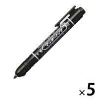 LOHACO - ゼブラ マッキーノック細字 黒 油性ペン P-YYSS6-BK 1セット