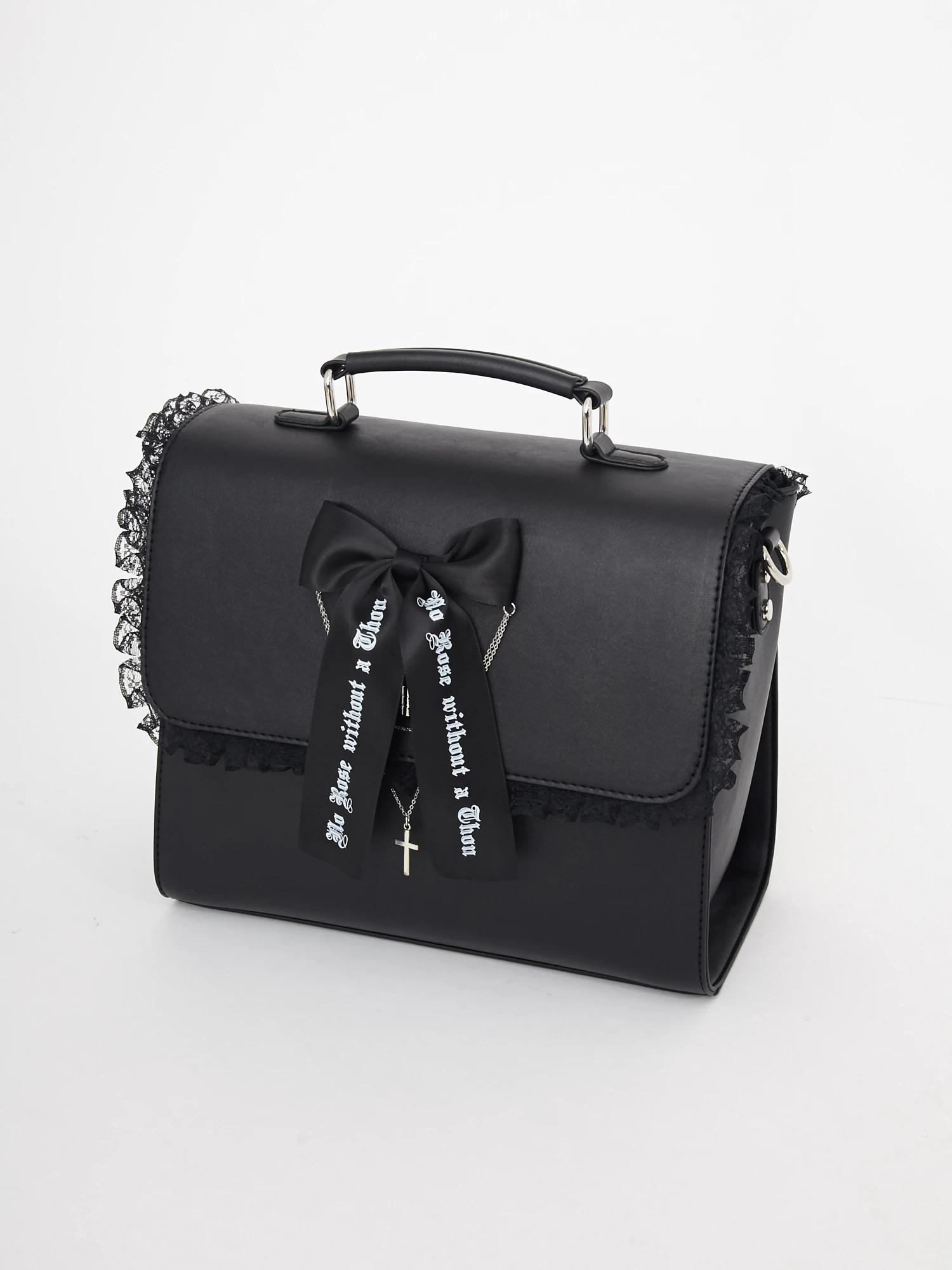 ゴシックロゴリボン合皮Bag - Jamie エーエヌケー(ジェイミーエー