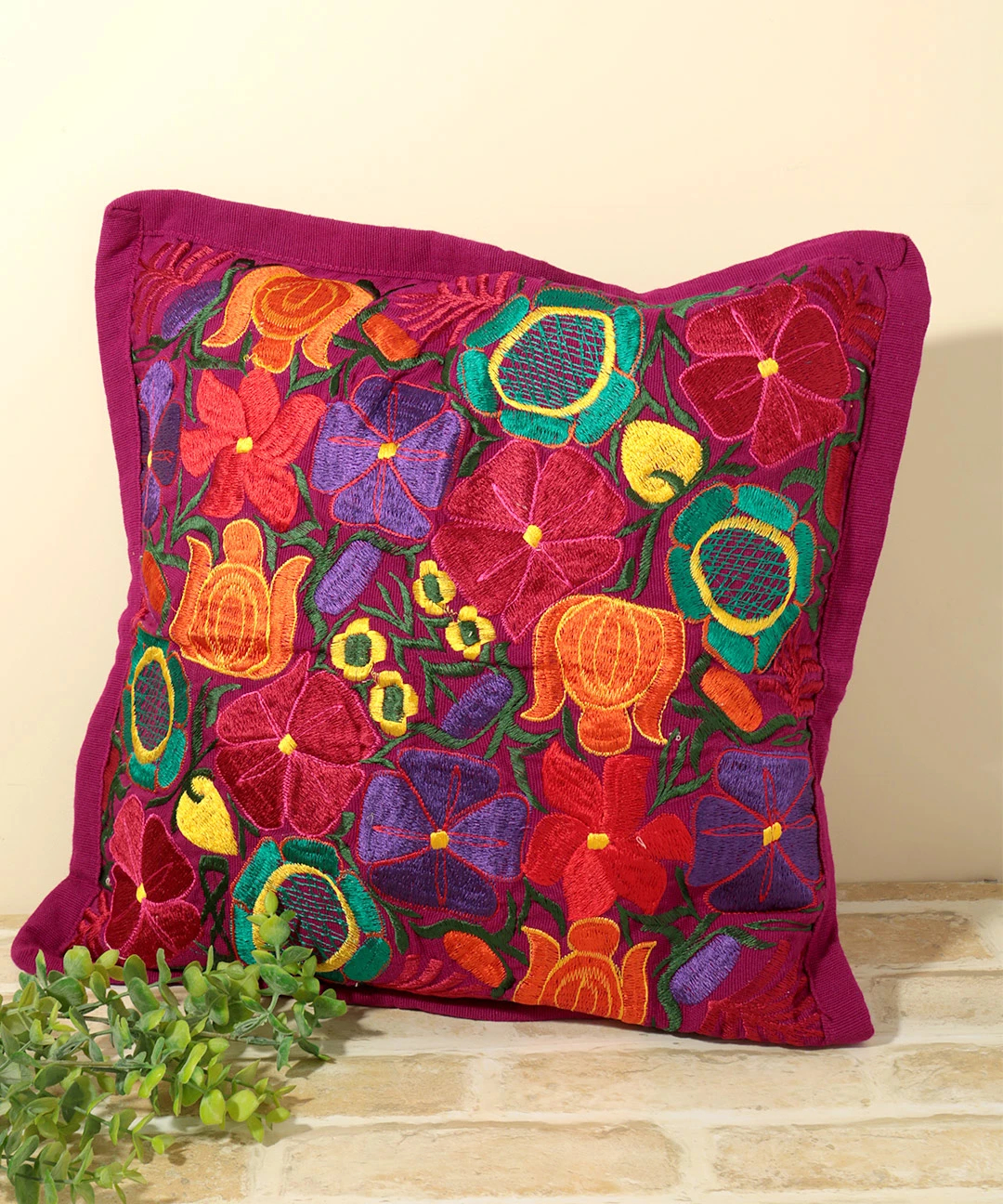 フラワー刺繍クッションカバー【WEB限定】 / その他インテリア