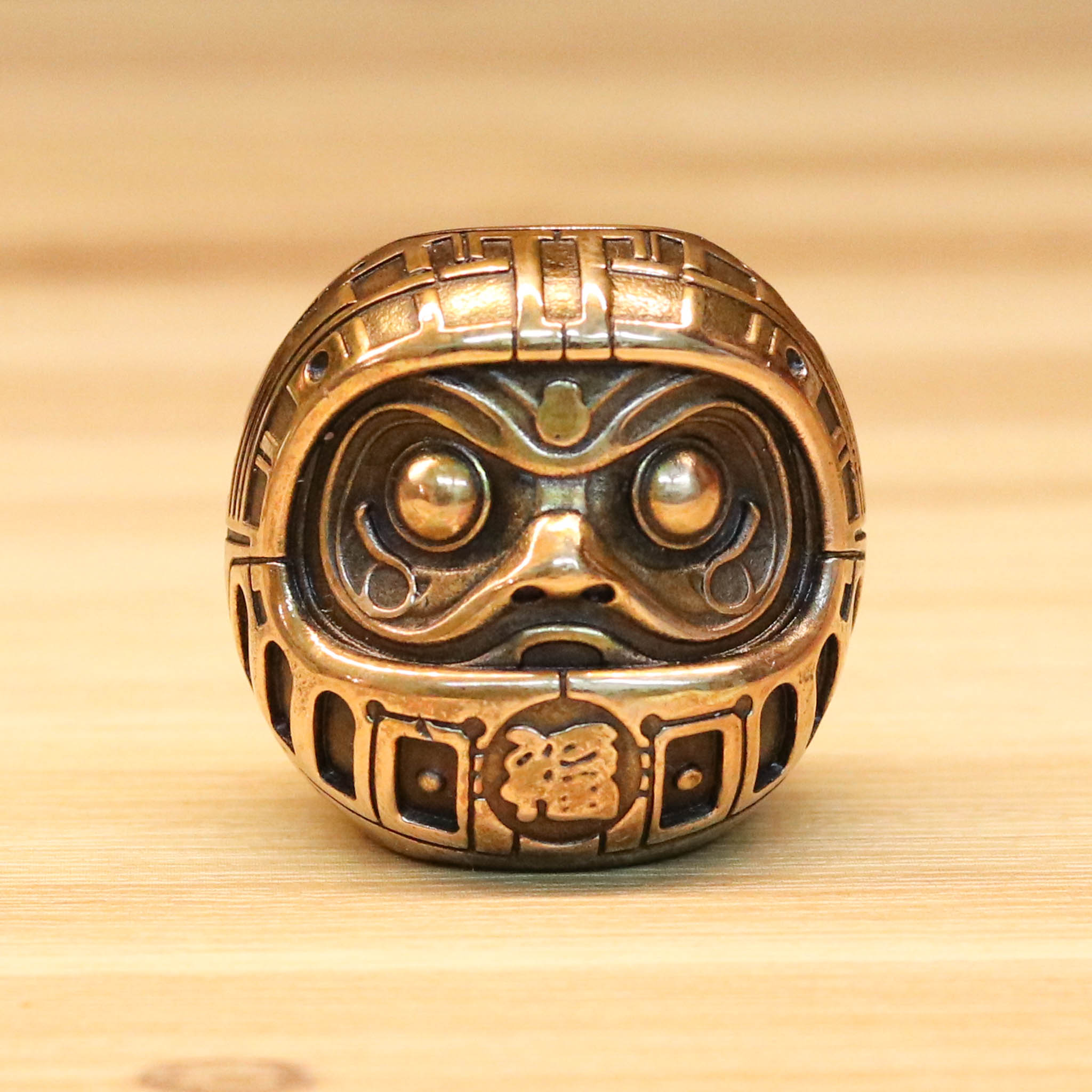 高岡銅器 香立 | 福香 達磨 | ブロンズ S・M | 中村製作所