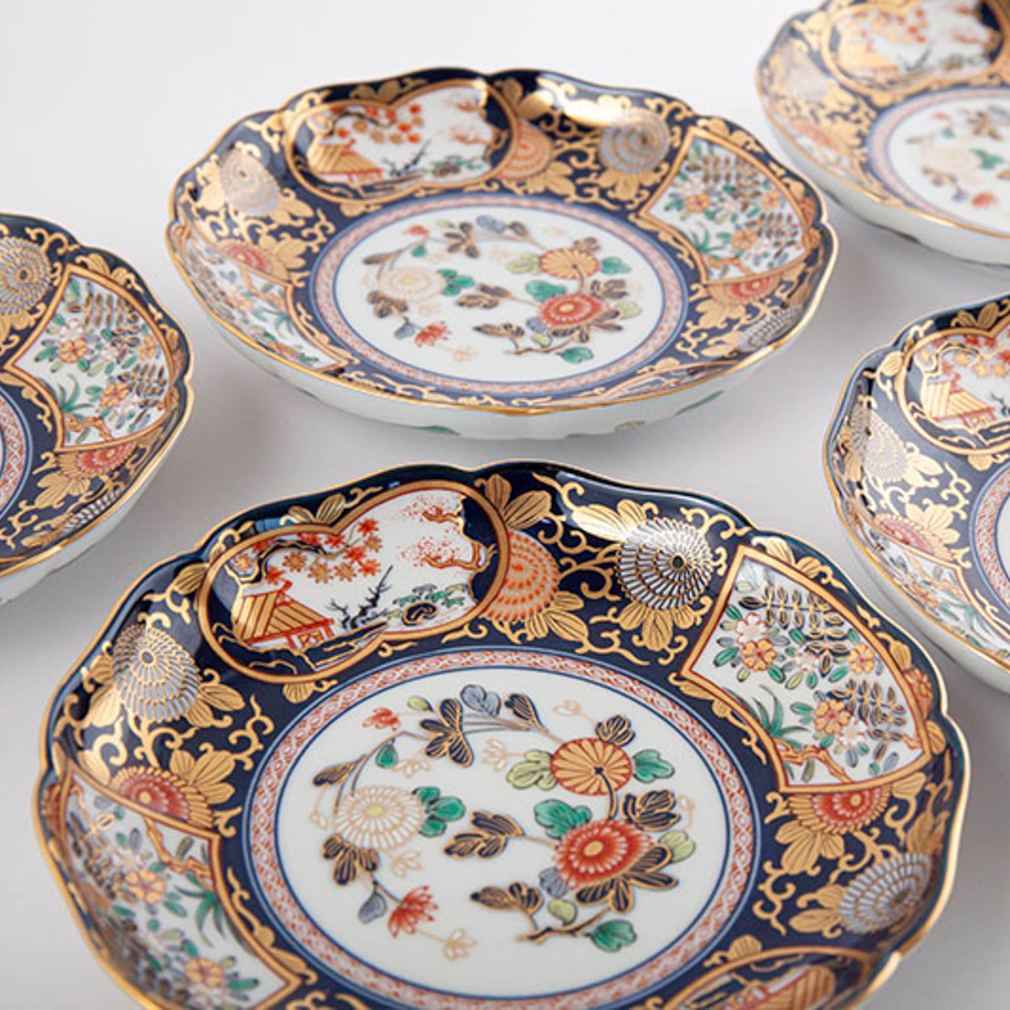 有田焼 | 和皿揃 5客セット | 琳派 古伊万里様式 | 賞美堂