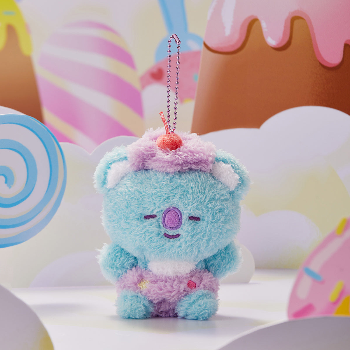 BT21 CLOUD Plush Keyring - Koya – JINI MINI