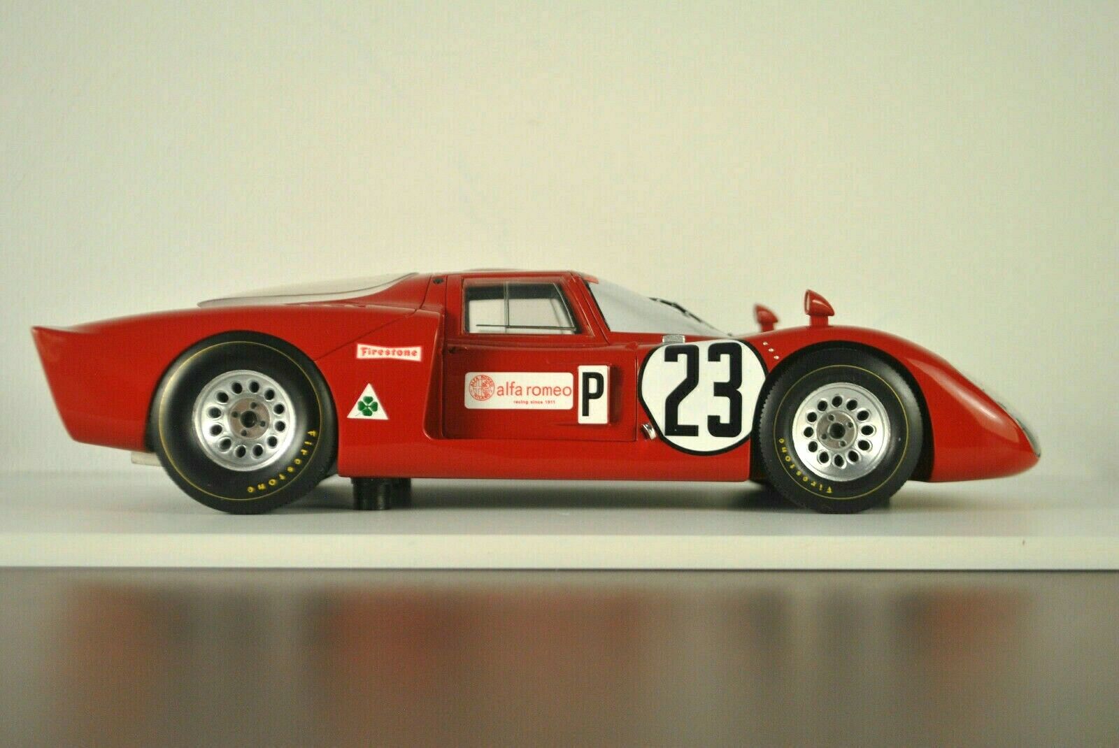 1968 Alfa Romeo Tipo 33/2 race car Daytona 24 Andretti Bianchi TSM