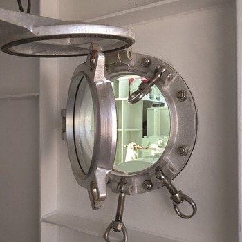 開閉式船用丸窓(アルミ鋳造製) 関西マリーン 舷窓/扉/ハッチ 【通販