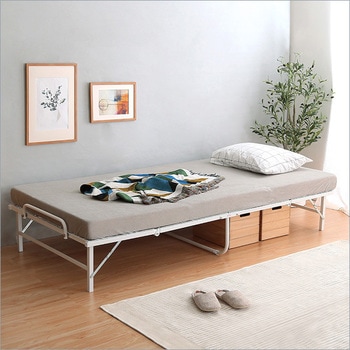 4つ折り 折りたたみパイプベッド【Vierte-フィルテ-】 ホームテイスト