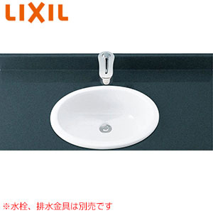 L-2292｜LIXIL洗面器単品[オーバーカウンター式][楕円形]