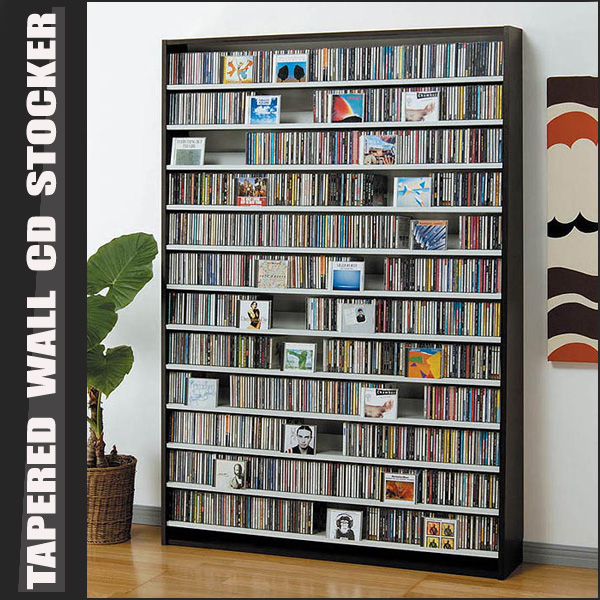 CDラック CDストッカー 最大CD1668枚 DVD720枚 収納できる 壁面薄型