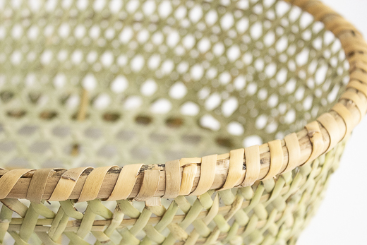 長野 根曲竹 茶碗かご (大)