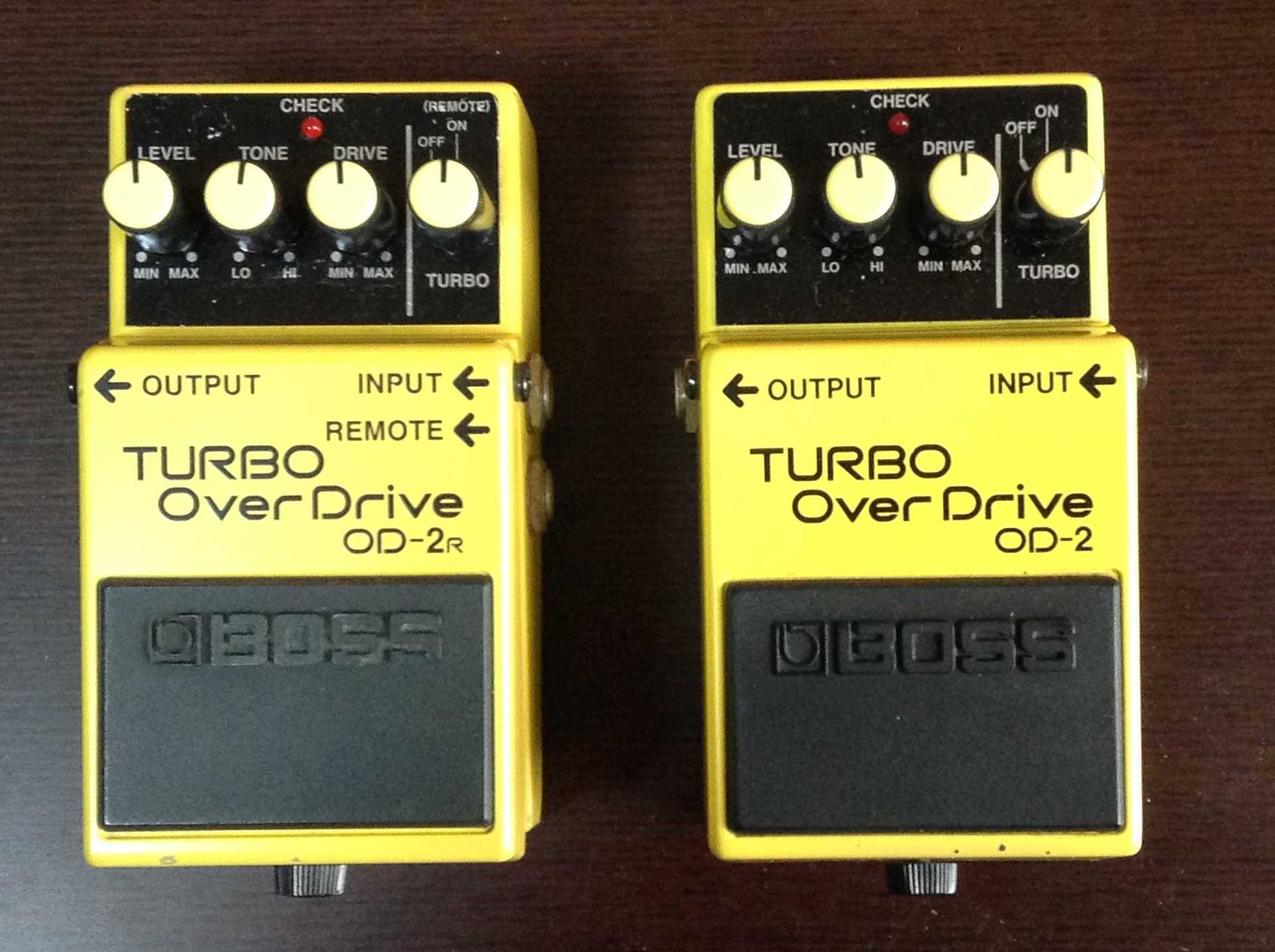 BOSS OD-2＆OD-2R Turbo OverDrive ターボ・オーバードライブ: 昔に