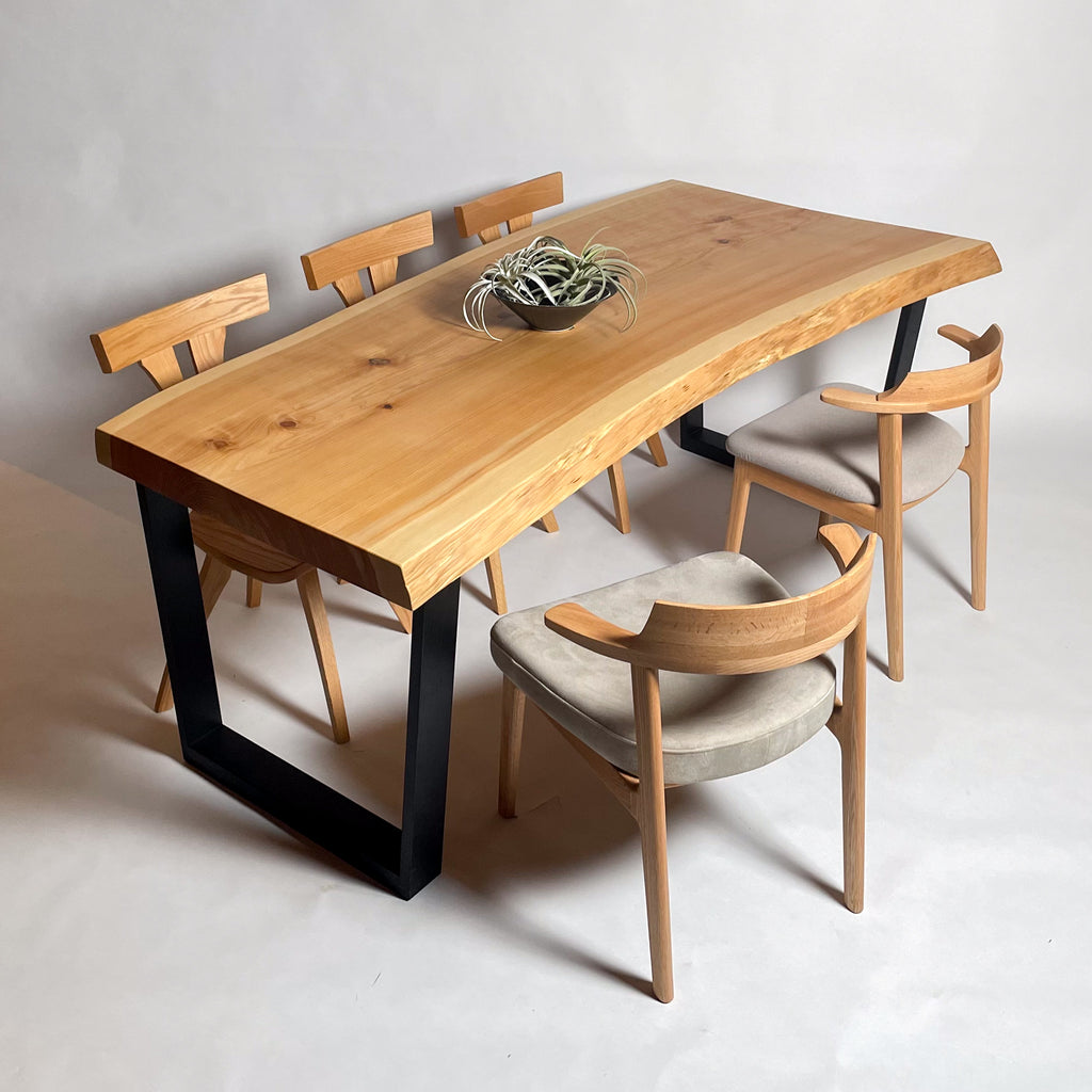 KIDOMEIMOKU 吉野杉一枚板ダイニングテーブル｜200cm(6人掛け