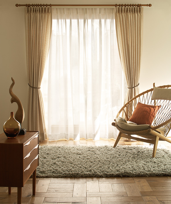 ウッディ28 Bキャップ (3.1M) シングルセット 木製カーテンレール TOSO