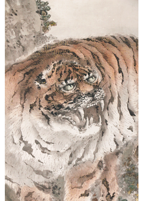 岸駒 猛虎図 大幅 | 古美術瀬戸