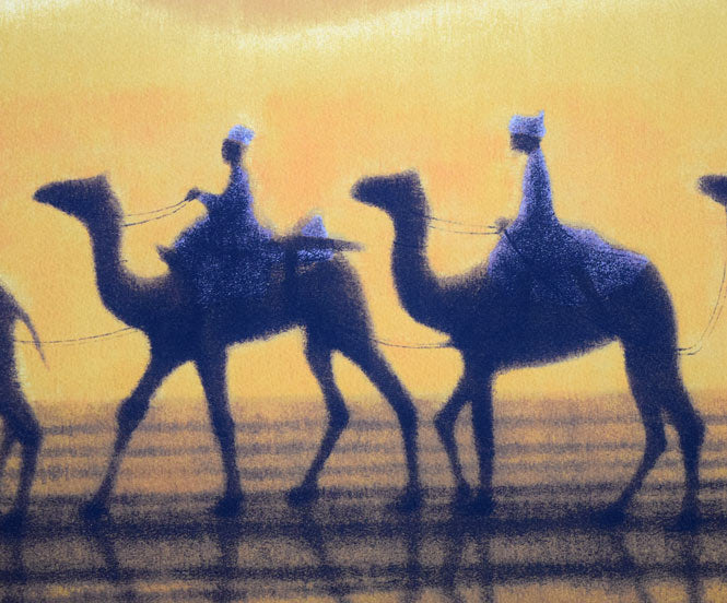 平山郁夫「流沙朝陽」シルクスクリーン版画 絵画買取・販売の小竹美術