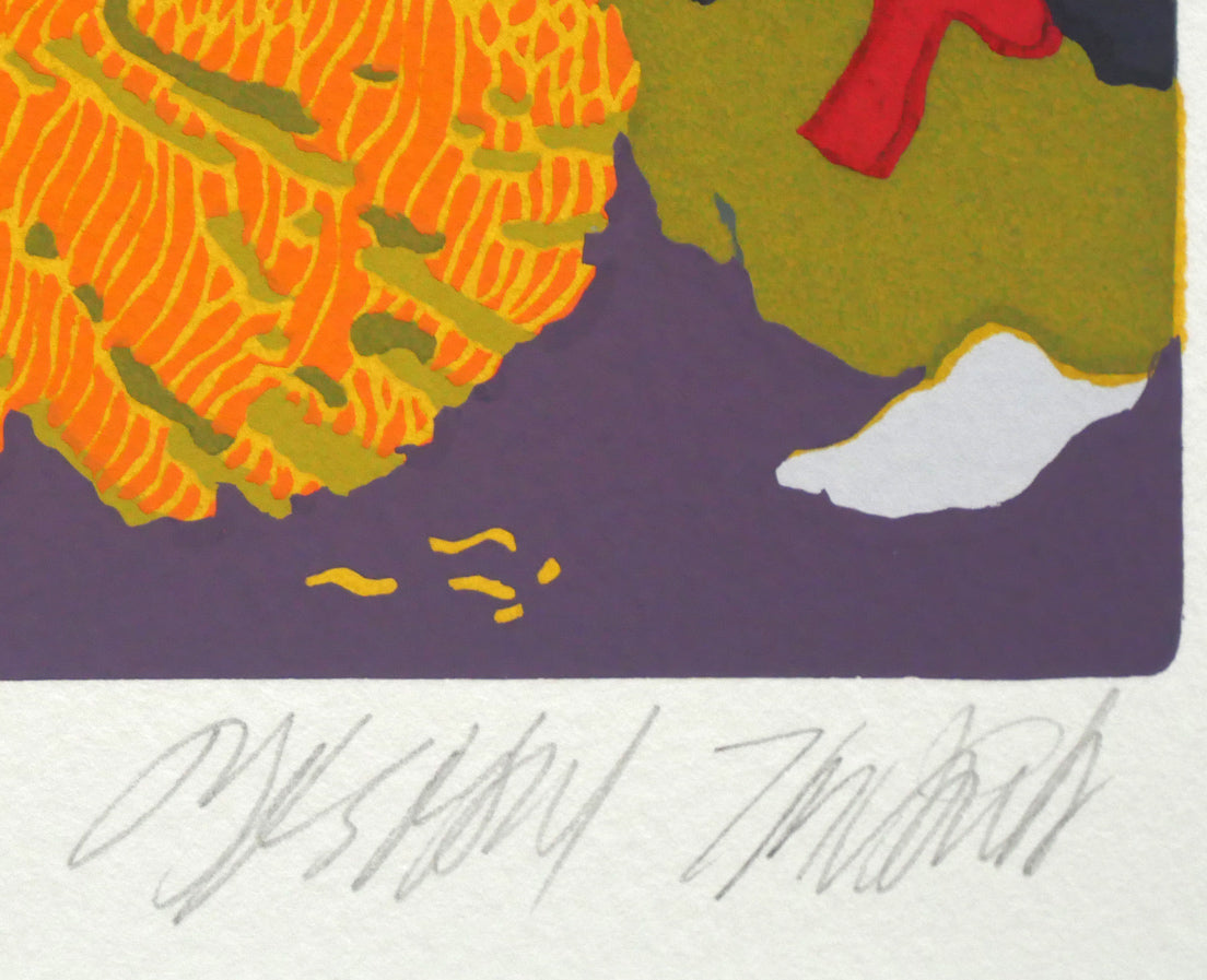 田中正秋「“だったん”お水取り」シルクスクリーン版画 絵画買取・販売