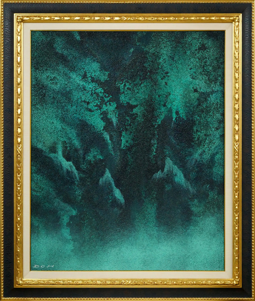 ◇人気芸術家【井上公三】『花びら』シルクスクリーン限定127/110 大