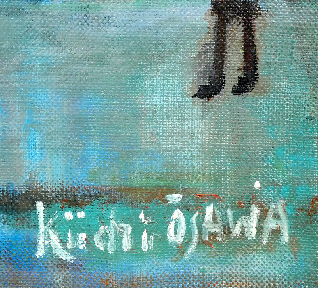 大澤喜一「パリ」油絵・F10号 絵画買取・販売の小竹美術