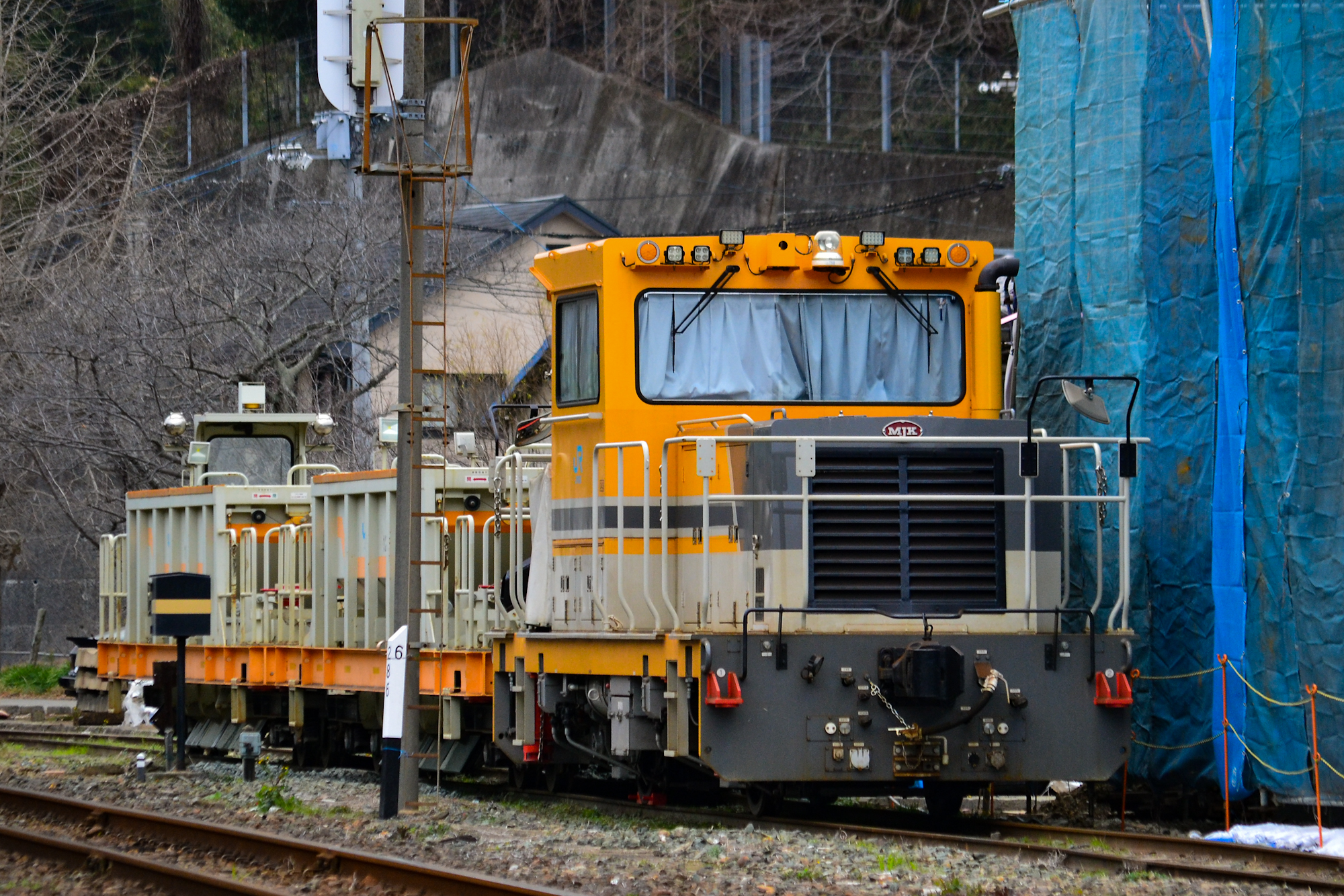 保線車・保守用車 レールトロッコ・バラスト運搬車