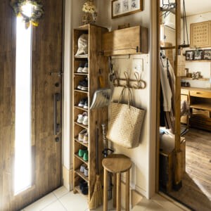 玄関の棚をDIY】収納をカスタマイズして家事ラクをかなえよう②