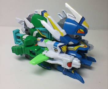 競技玩具研究所】ファントムグリフォンへの合体