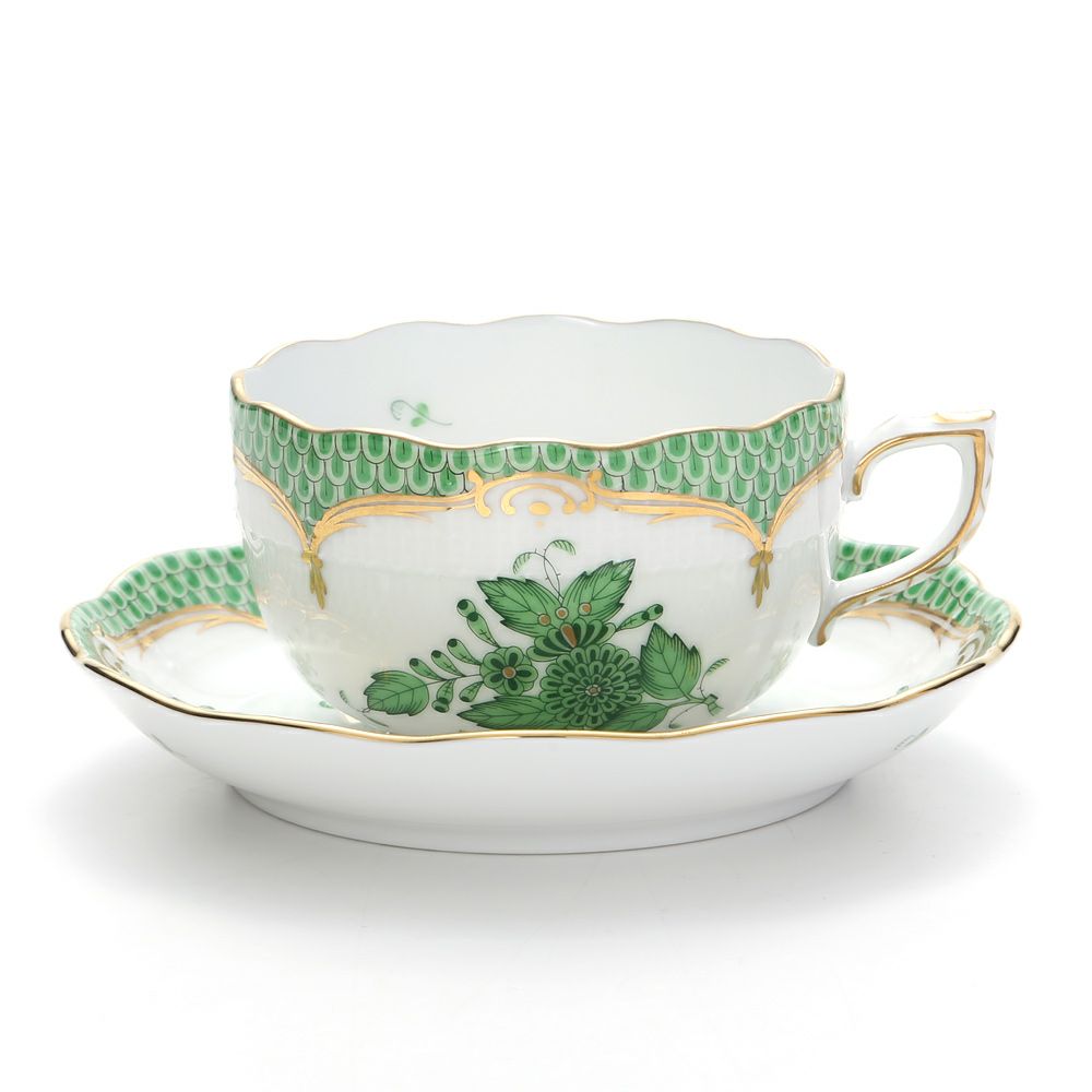 ヘレンド (HEREND) アポニーグリーン 00704-0-00／704 ティーカップ