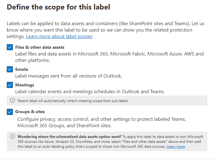 秘密度ラベルの詳細 | Microsoft Learn