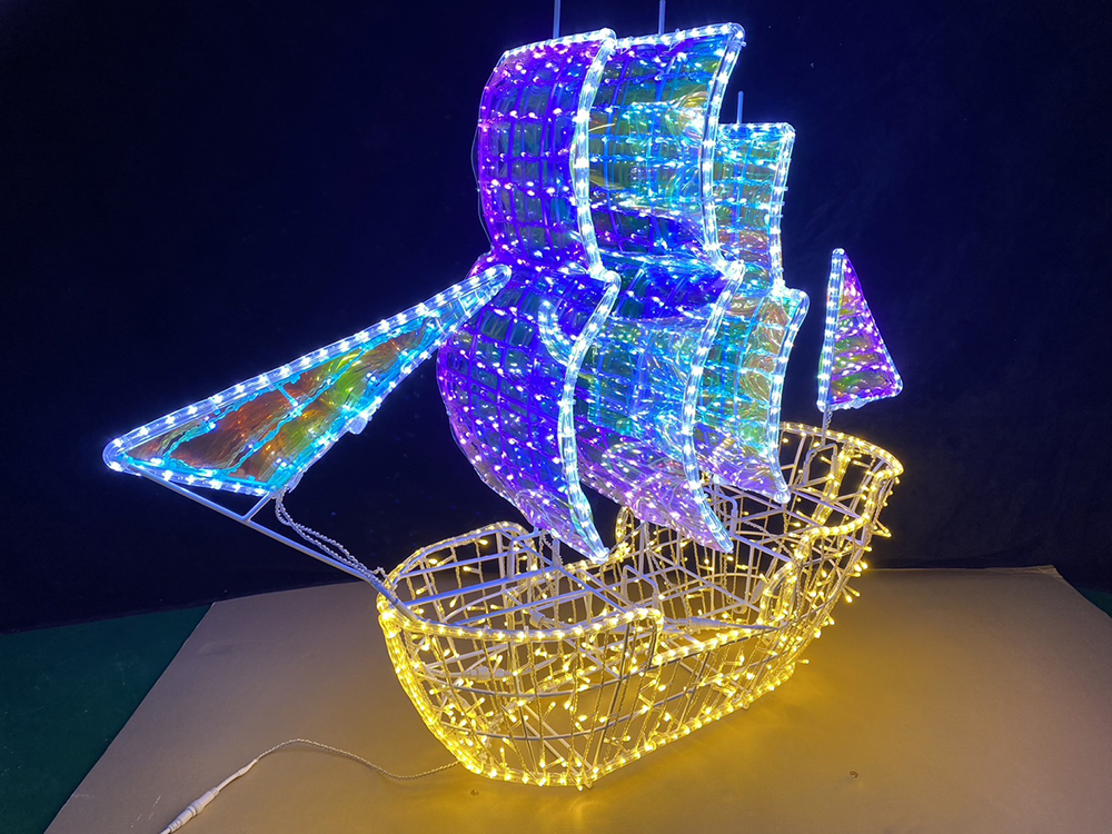 LEDイルミネーション 超巨大モチーフライト幅120cm高さ100cm奥行