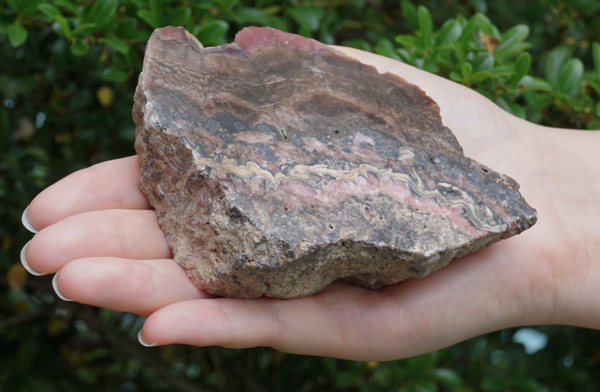 北海道産 インカローズ（ロードクロサイト）原石【希少】 - リアファル