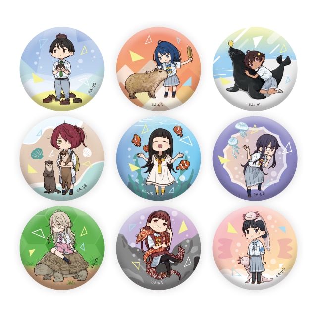 負けヒロインが多すぎる！』×「竹島水族館」コラボランダム缶バッジ