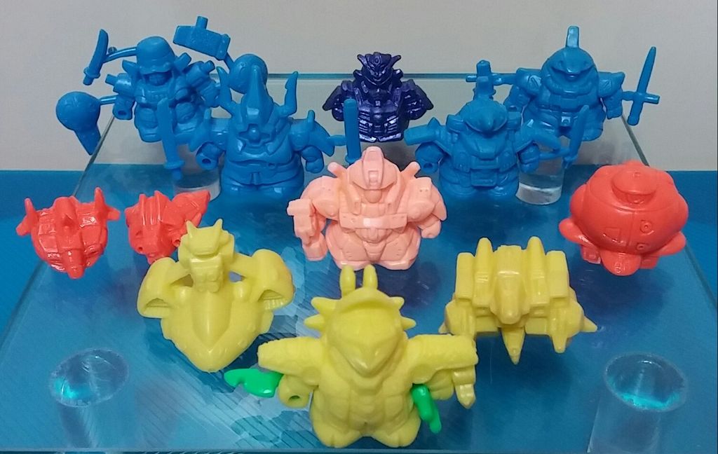 SDガンダム ガン消し part25 マーク25 リスト 台紙 限定版 クリア レア