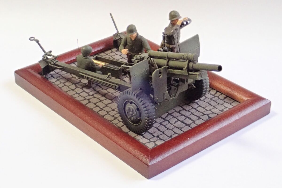 ◉M101 105mm榴弾砲（ITAELRI 1/35）2002年3月完成 2022年簡易ヴィ