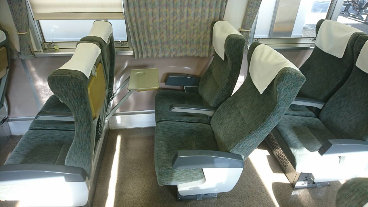 185系田町車 普通席 : 雪うさぎの車内趣味