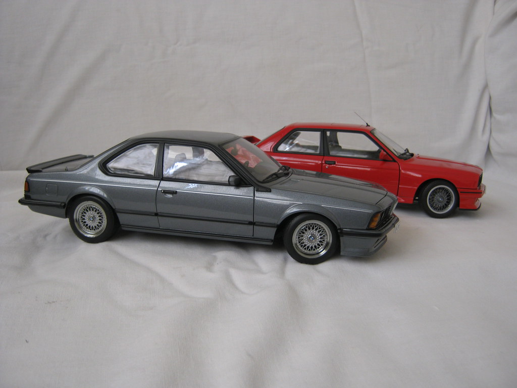 BMW 635csi E24 & BMW M3 E30 Evolution Autoart 1:18. | Flickr