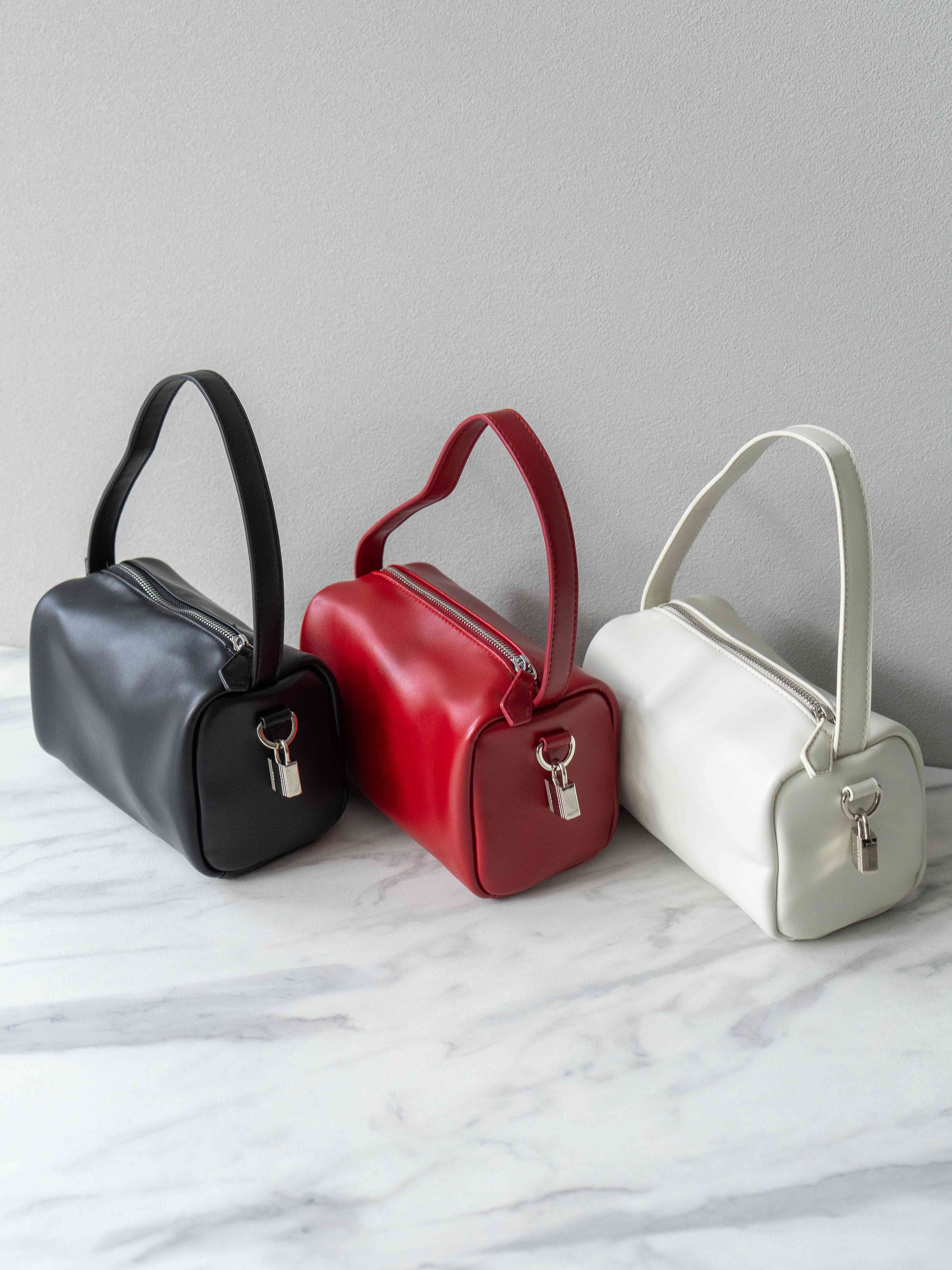 予約]ワンハンドルスクエアミニバッグ/ブラック – Lumier